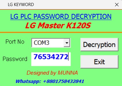 PLC Unlock Bd