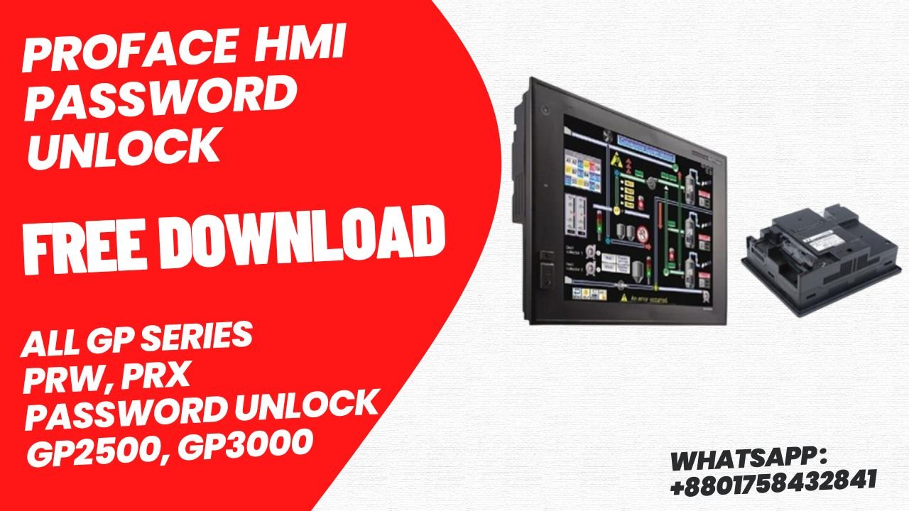 Proface HMI password unlock Free download|PLC Unlock BD