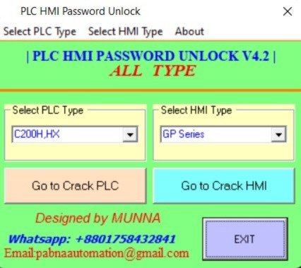 proface hmi password unlock 