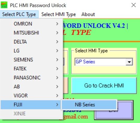 Fuji NB series PLC password crack free download